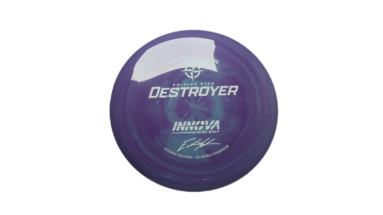 Innova 2026 2X Eveliina Signature Edition Swirled Star Destroyer Distance Driver Front View