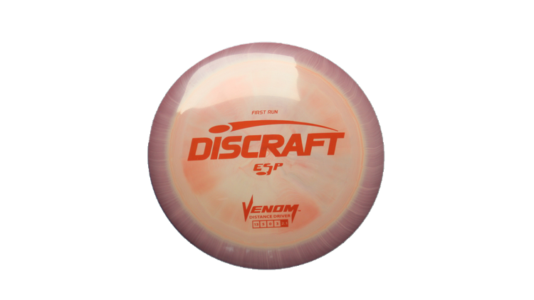 Discraft First Run ESP Venom Distance Driver Front View