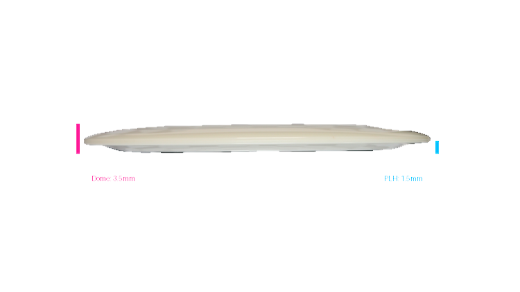 Discraft St. Jude Edition Z Glo Hades Distance Driver Profile View