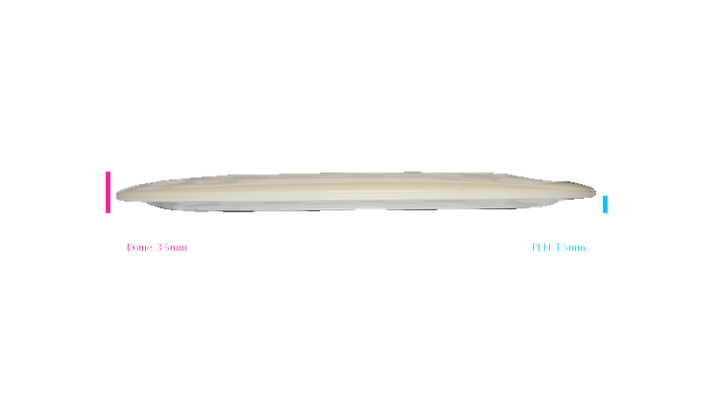 Discraft St. Jude Edition Z Glo Hades Distance Driver Profile View