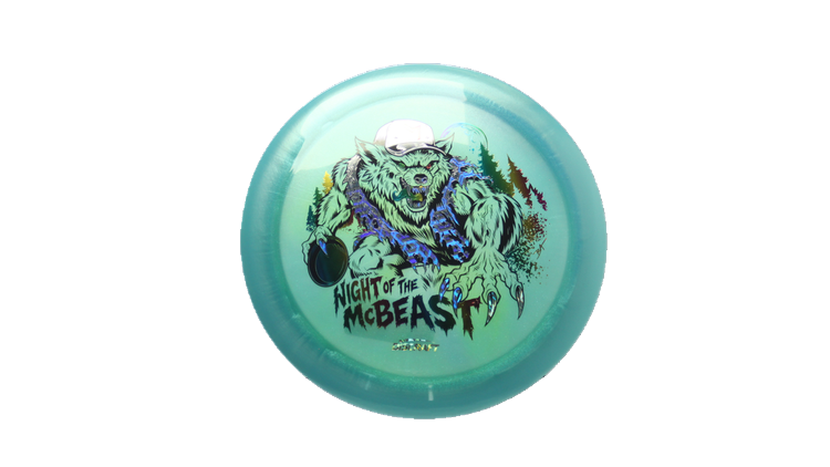 Discraft Brian Allen Night of the McBeast Big Z Colorshift Ares Distance Driver Front View