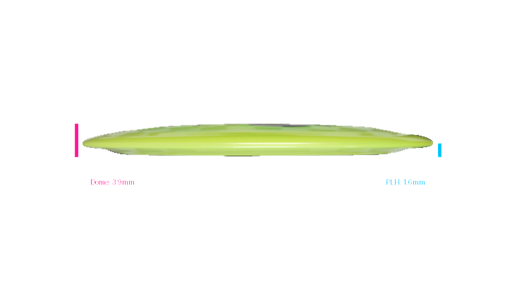 Discraft Brian Allen Night of the McBeast Big Z Colorshift Ares Distance Driver Profile View