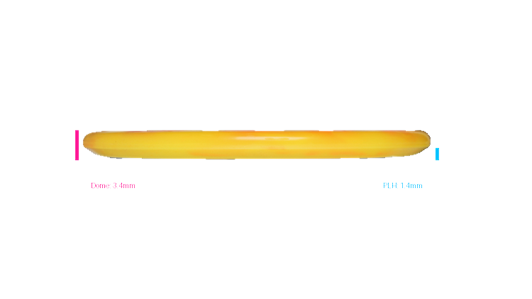 Discraft Jawbreaker Lite Zone SS Putter Profile View