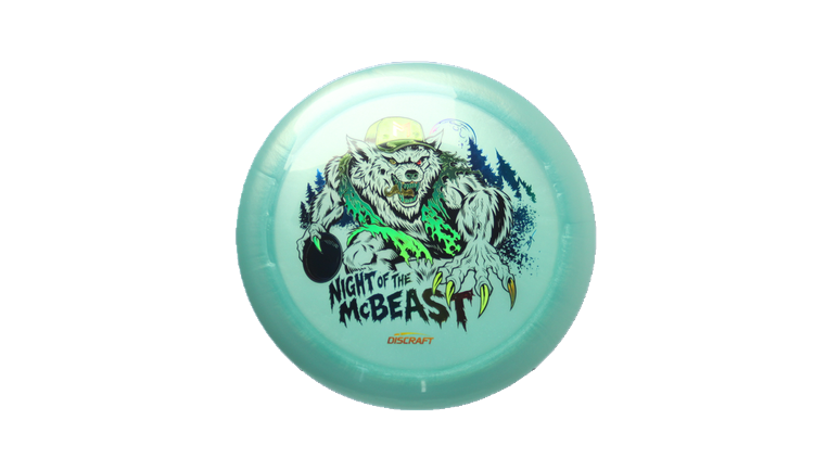 Discraft Brian Allen Night of the McBeast Big Z Colorshift Ares Distance Driver Front View