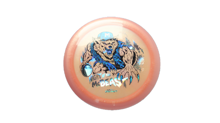 Discraft Brian Allen Night of the McBeast Big Z Colorshift Ares Distance Driver Front View