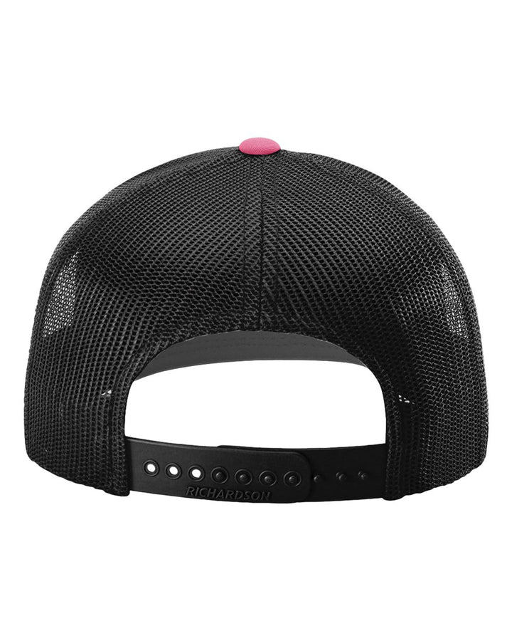 Hazy Shade Trucker Hat- Hot Pink/ Black MD-LG (7 - 7 3/4)