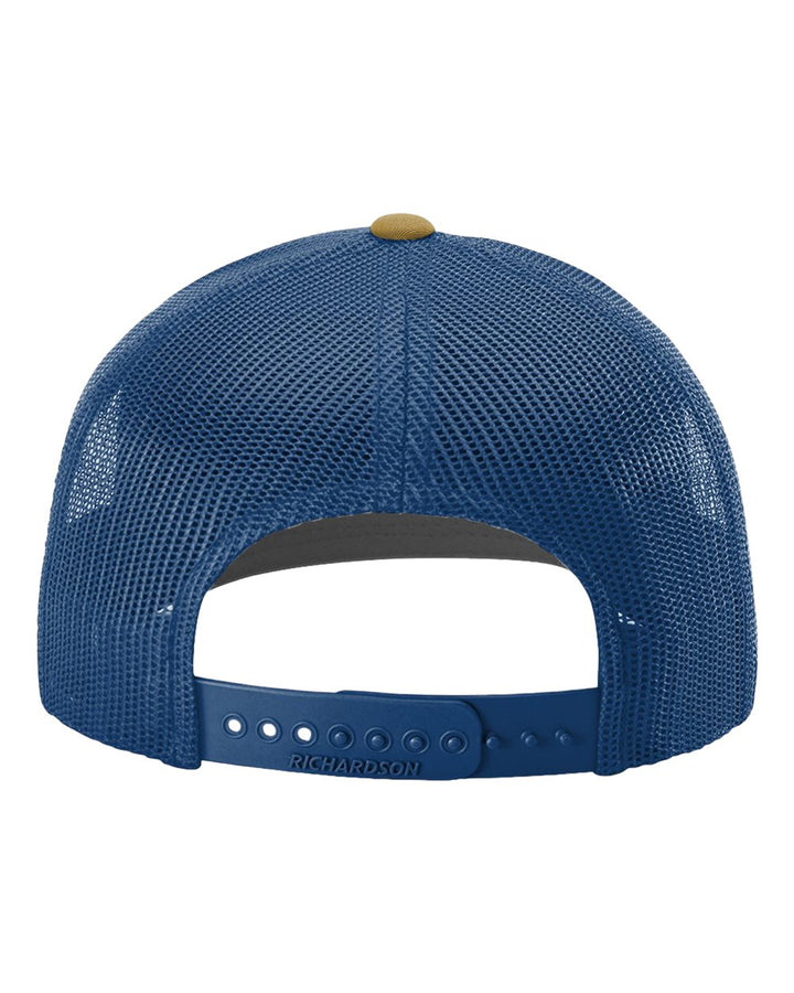 Hazy Shade Trucker Hat- Biscuit/ True Blue MD-LG (7 - 7 3/4)