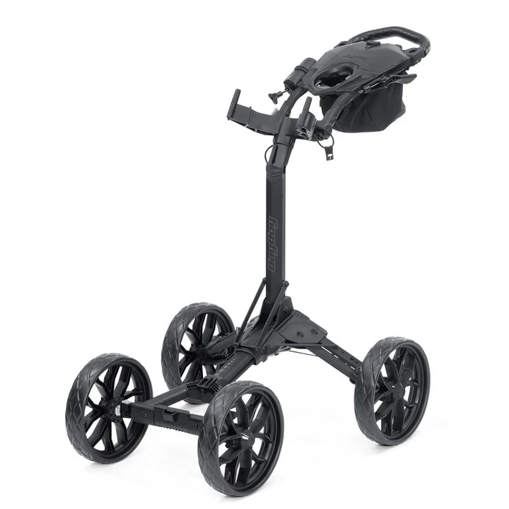 Bag Boy Quad Pro Disc Golf Cart- Black/Slate