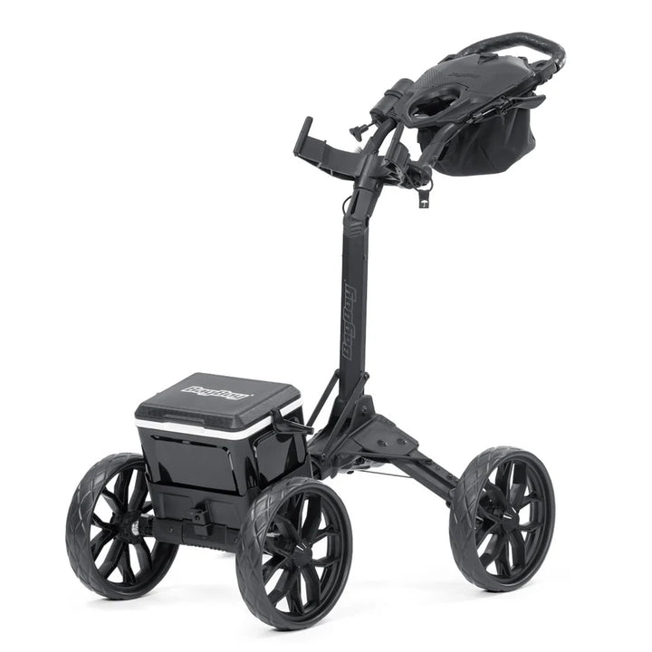 Bag Boy Quad Pro Disc Golf Cart- Black/Slate