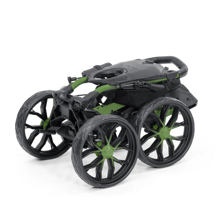 Bag Boy Quad Pro Disc Golf Cart- Green/Black