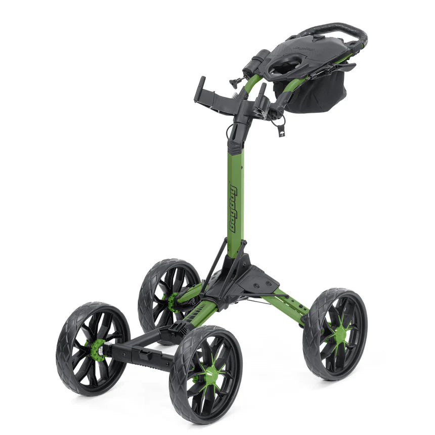 Bag Boy Quad Pro Disc Golf Cart- Green/Black