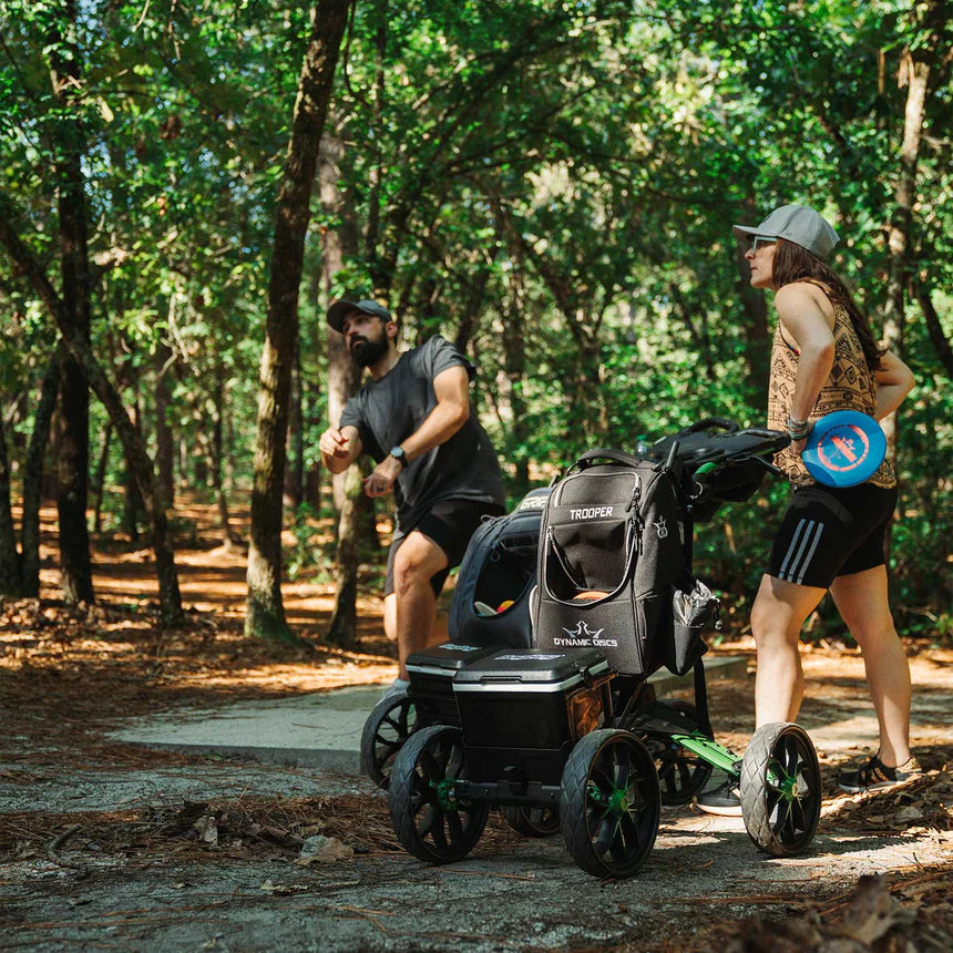 Bag Boy Quad Pro Disc Golf Cart- Black/Slate