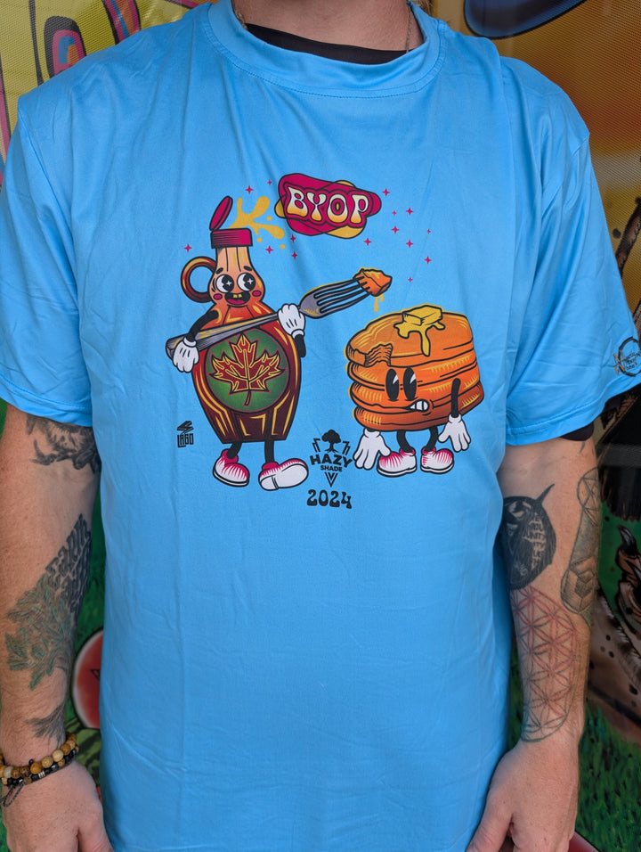 BYOP 2024 Maple Syrup and Pancakes Dri Fit Shirt