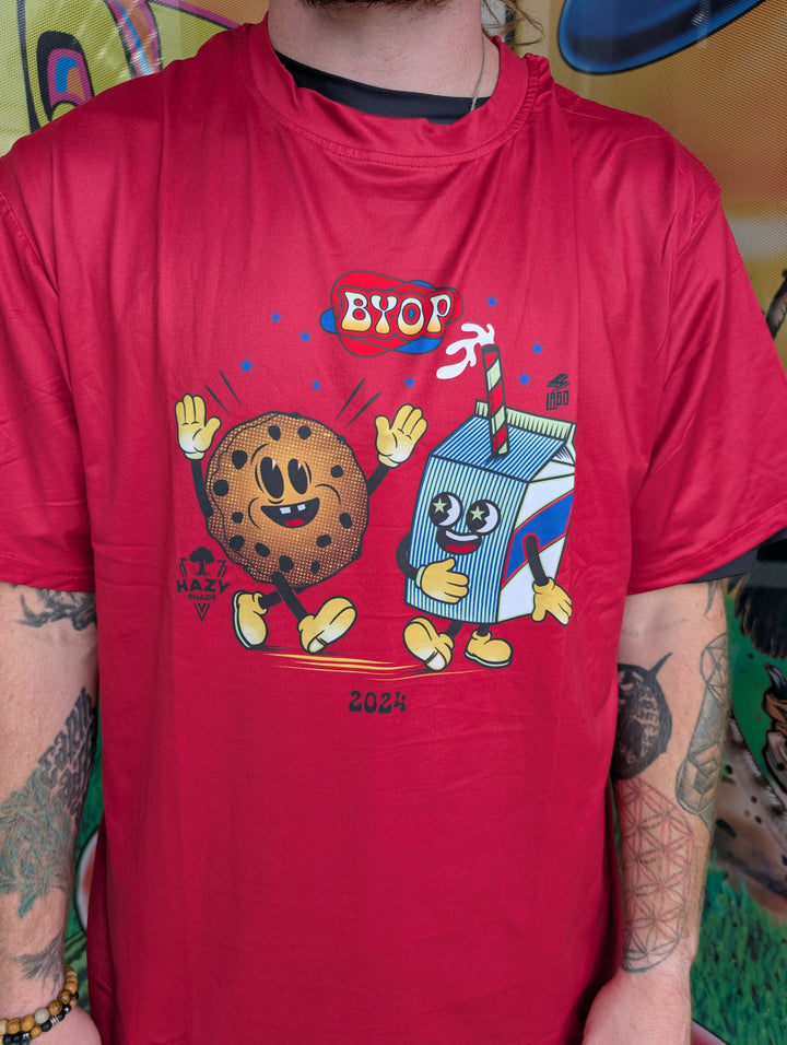 BYOP 2024 Cookie and Milk Dri Fit Shirt