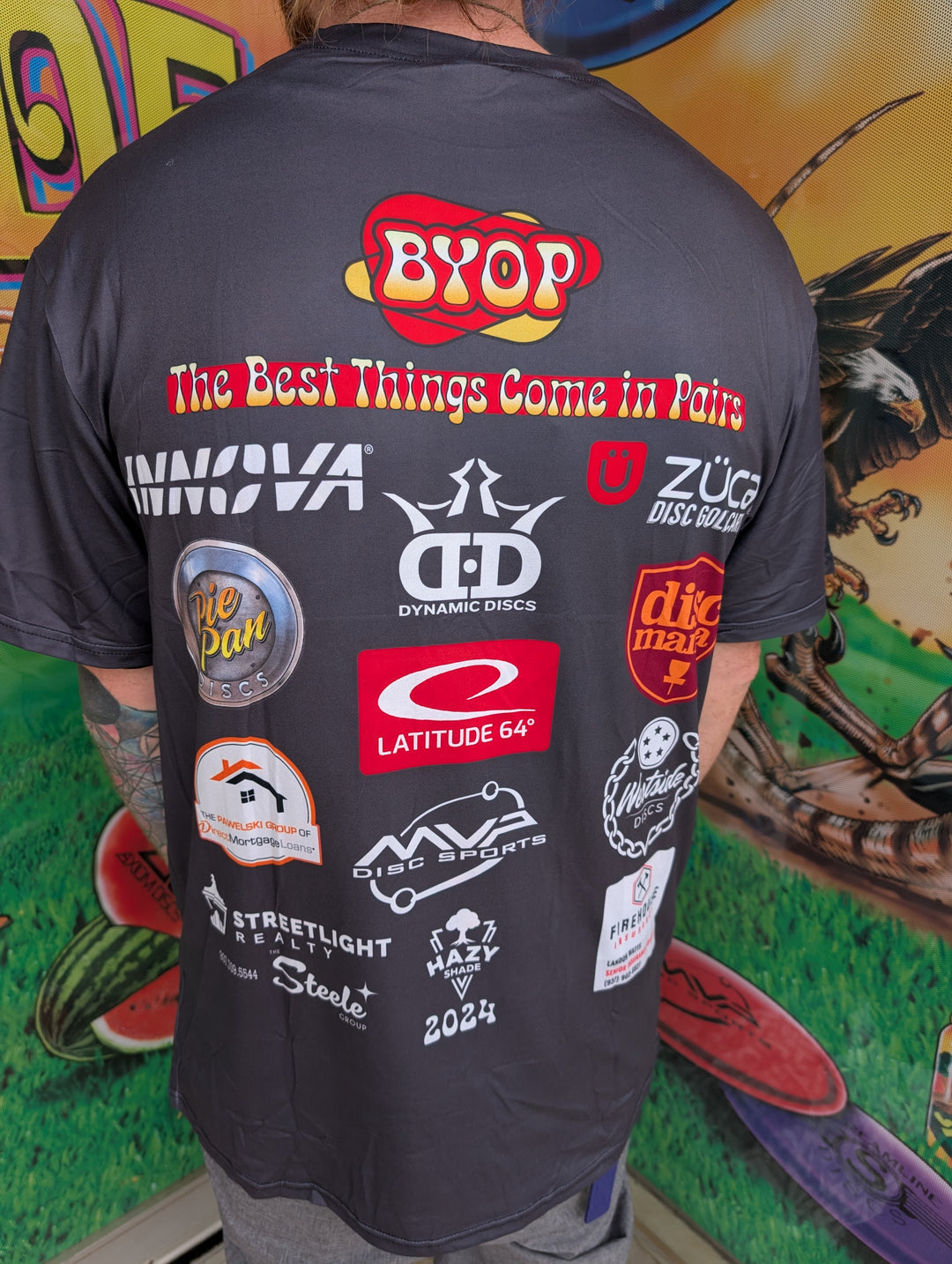 BYOP 2024 Burger and Fries Dri Fit Shirt