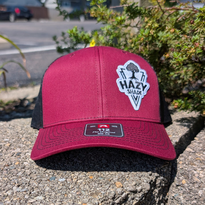 Hazy Shade Trucker Hat- Cardinal/ Black MD-LG (7 - 7 3/4)