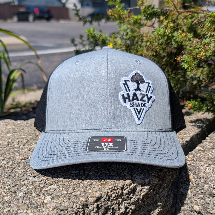 Hazy Shade Trucker Hat- Heather Grey/ Black XL (7 1/4 - 7 7/8)