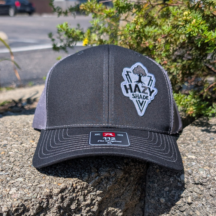 Hazy Shade Trucker Hat- Black/ Charcoal XL (7 1/4 - 7 7/8)