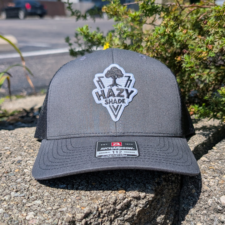 Hazy Shade Trucker Hat- Charcoal/ Black MD-LG (7 - 7 3/4)