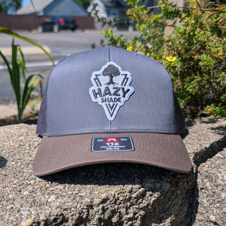 Hazy Shade Trucker Hat- Gunmetal/ Chocolate Chip MD-LG (7 - 7 3/4)