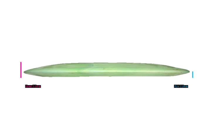 Discraft ESP Swirl Scorch Distance Driver Profile View