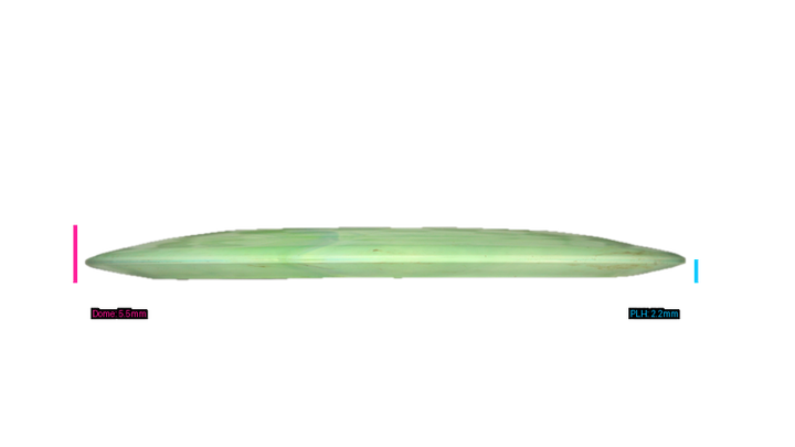 Discraft ESP Swirl Scorch Distance Driver Profile View