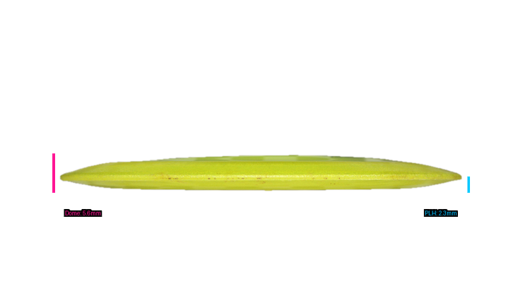 USED Innova Blizzard Champion TeeDevil Distance Driver Profile View