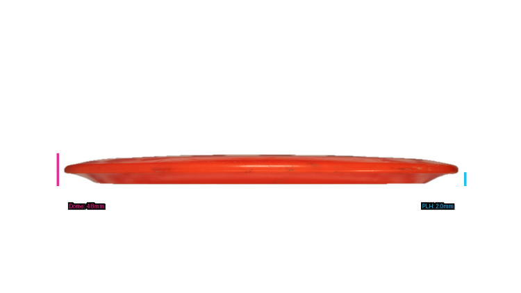 USED Dynamic Discs Fuzion Felon Fairway Driver Profile View