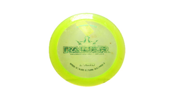 USED Dynamic Discs Lucid Raider Distance Driver Front View