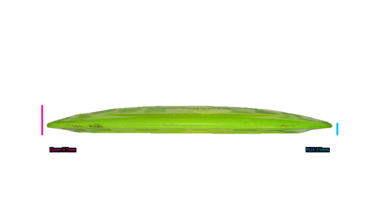 USED Dynamic Discs Lucid Raider Distance Driver Profile View