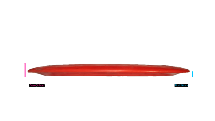 USED Dynamic Discs BioFuzion Defender Distance Driver Profile View