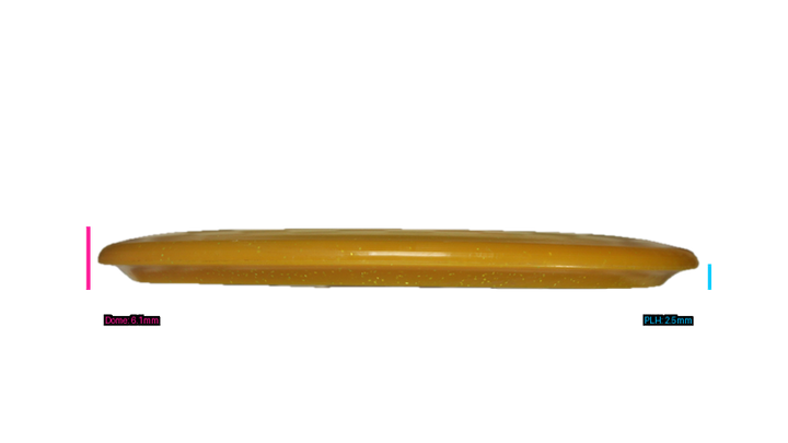 USED Discraft Glo Z Sparkle Drone Midrange Profile View