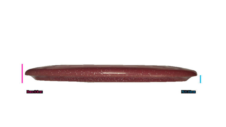 USED Discraft Glo Z Sparkle Drone Midrange Profile View