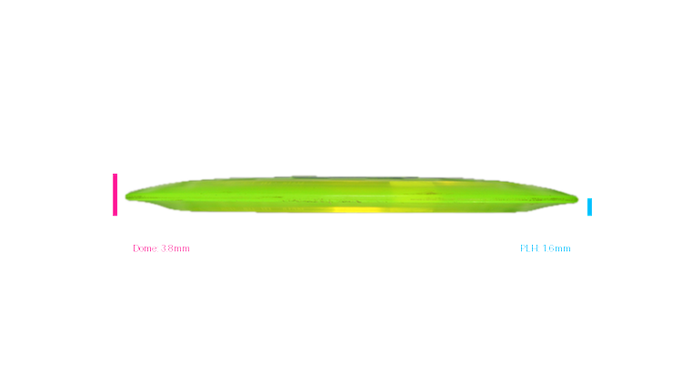 USED Discraft Z Crank Distance Driver Profile View
