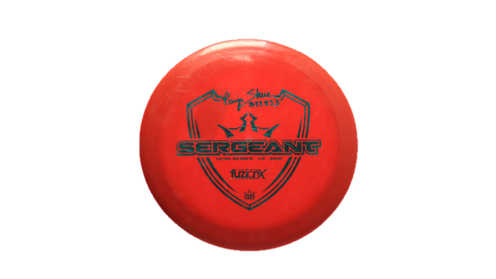 USED Dynamic Discs Fuzion-X Sergeant Distance Driver Front View