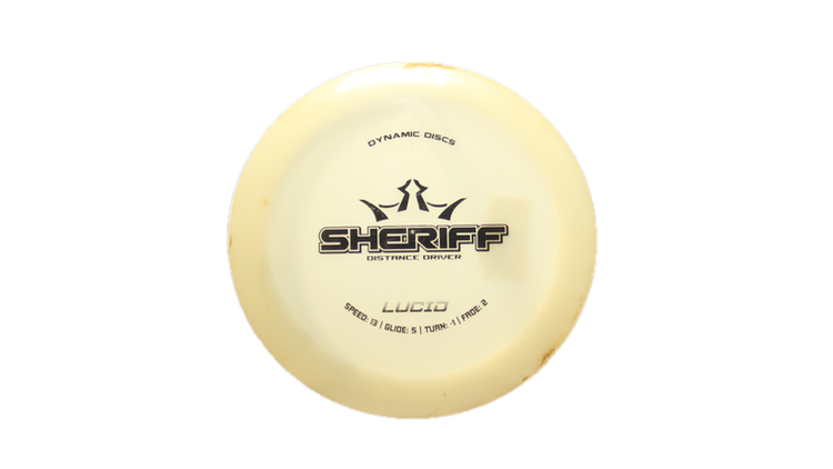 USED Dynamic Discs Lucid Sheriff Distance Driver Front View
