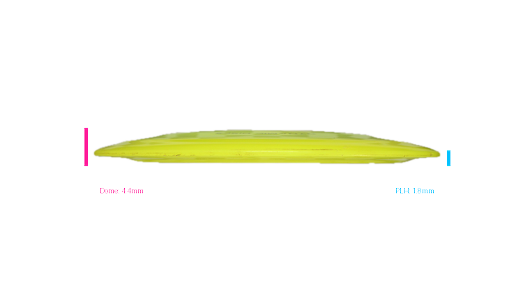 USED Dynamic Discs Lucid Raider Distance Driver Profile View