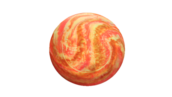 USED Discraft Glo Z Force Distance Driver Front View