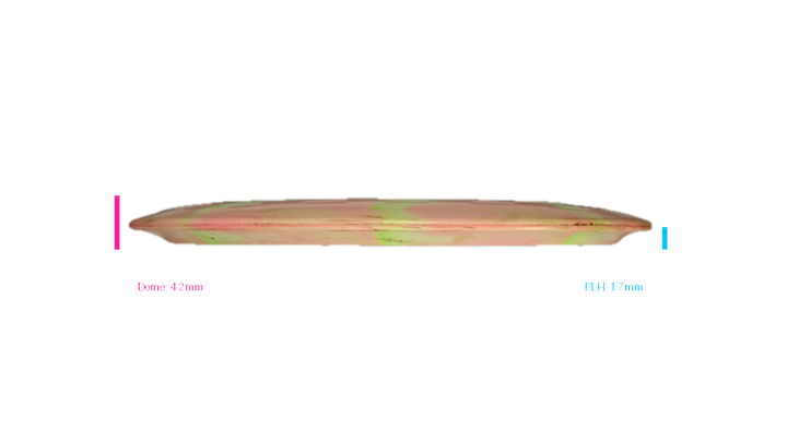 USED Discraft ESP Swirl Passion Fairway Driver Profile View