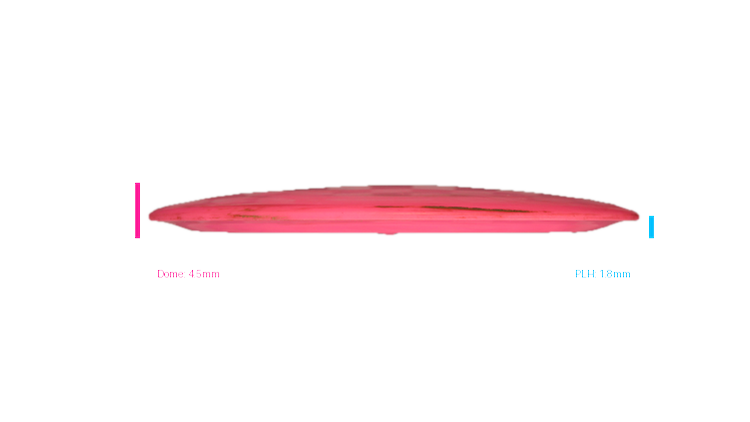 USED Finish Line Discs Radiant Interval Distance Driver Profile View