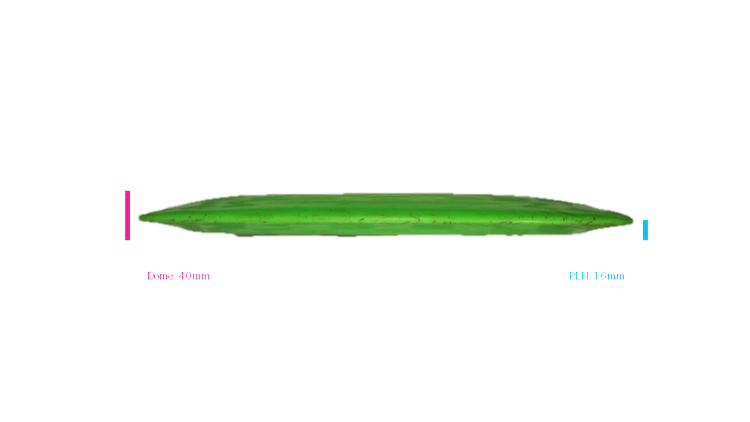 USED Discraft Z Nuke Distance Driver Profile View
