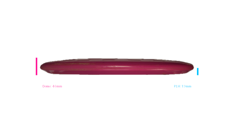 USED Clash Steady Berry Midrange Profile View