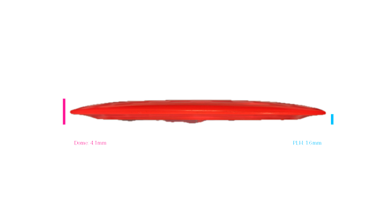 USED Dynamic Discs Lucid Sheriff Distance Driver Profile View