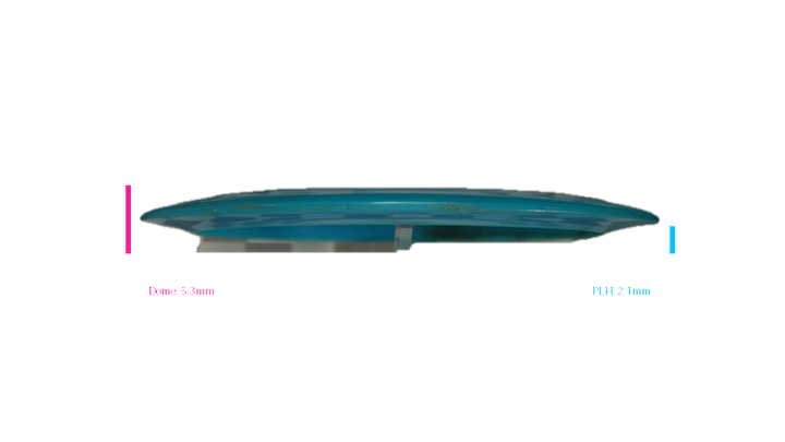USED Dynamic Discs Lucid Raider Distance Driver Profile View
