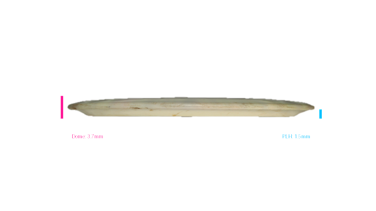 USED Dynamic Discs Fuzion Felon Fairway Driver Profile View
