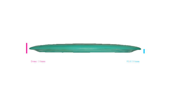 USED Dynamic Discs Lucid Sergeant Distance Driver Profile View