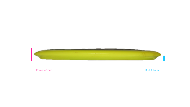 USED Westside Discs VIP Warship Midrange Profile View