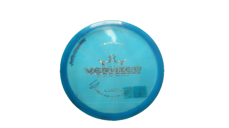 USED Dynamic Discs Lucid Verdict Midrange Front View