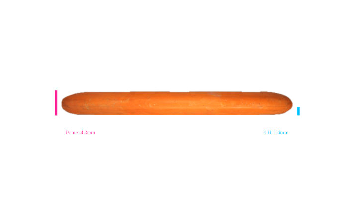 USED Discraft Paul McBeth Putter Line Soft Luna Putter Profile View