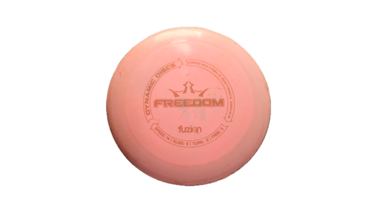 USED Dynamic Discs Fuzion Freedom Distance Driver Front View